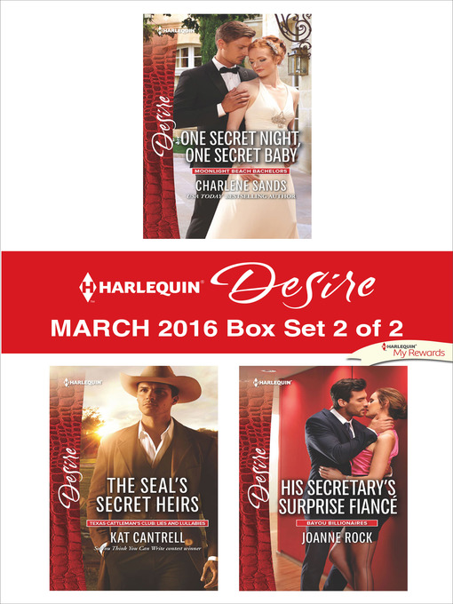 Title details for Harlequin Desire March 2016, Box Set 2 of 2 by Charlene Sands - Wait list
